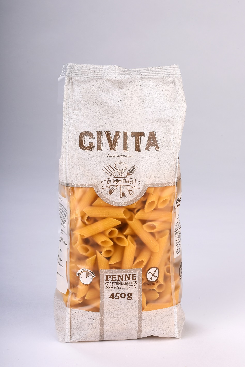 CIVITA Kukoricatészta Penne 450g